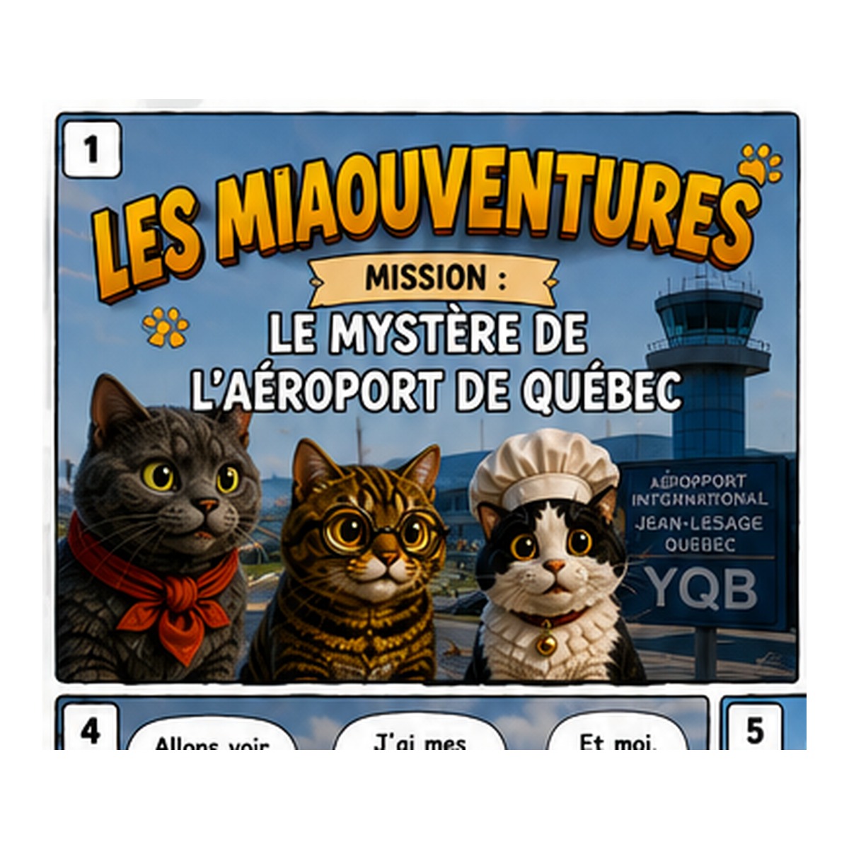 À l’aéroport de Québec