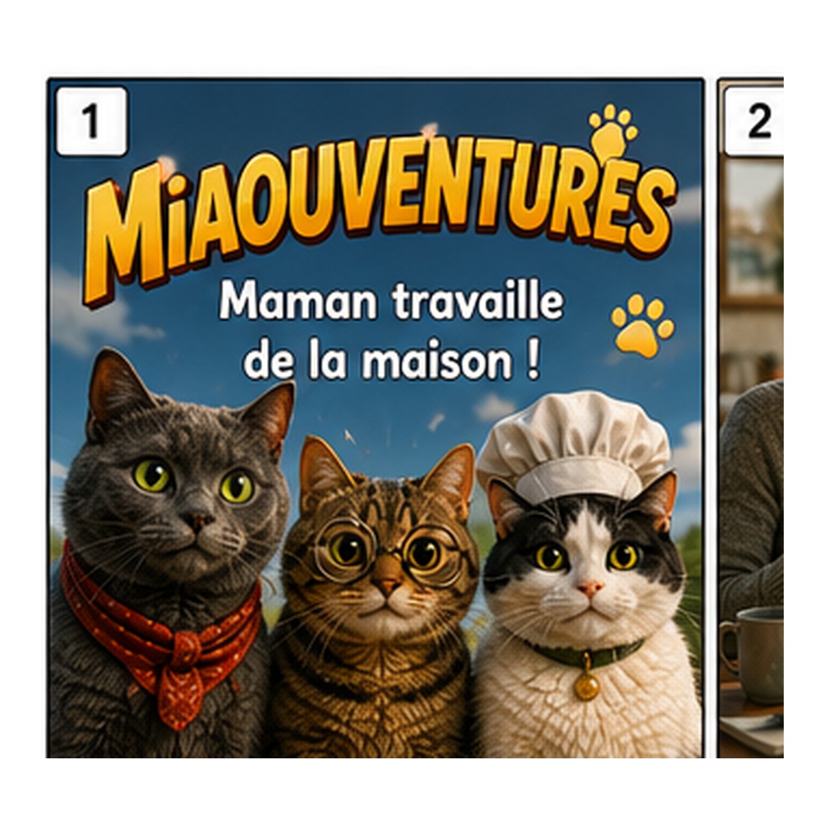 Journée de travail à la maison
