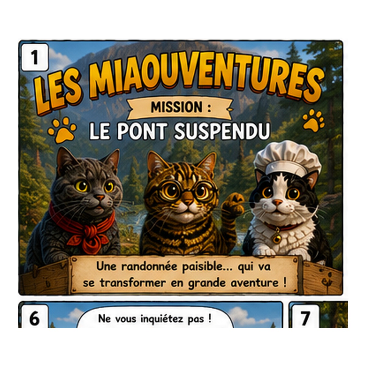 Le pont suspendu